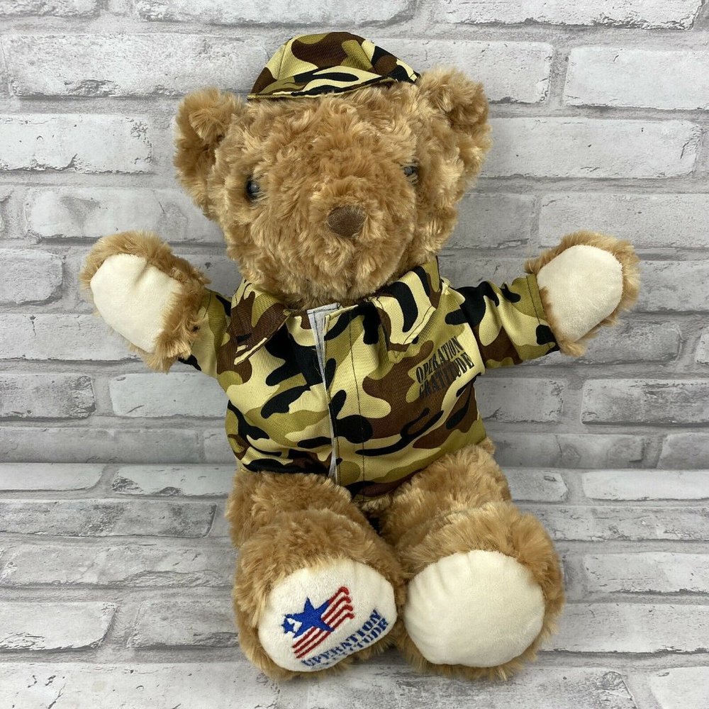 Operation Gratitude Military Buddy Bear Plush